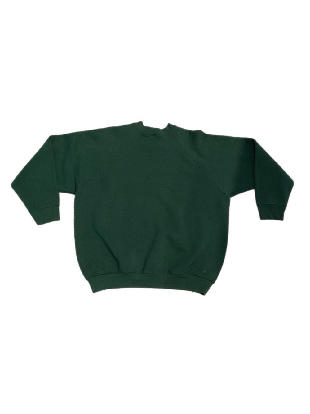 Vintage 80s /90s Fruit of the Loom USA Green Crewneck Sweatshirt